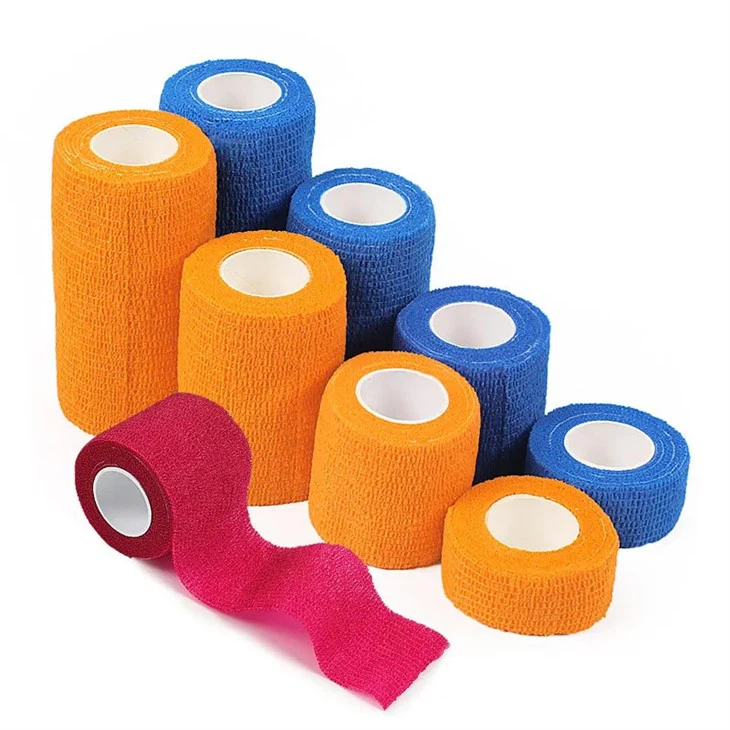 blue cohesive bandage